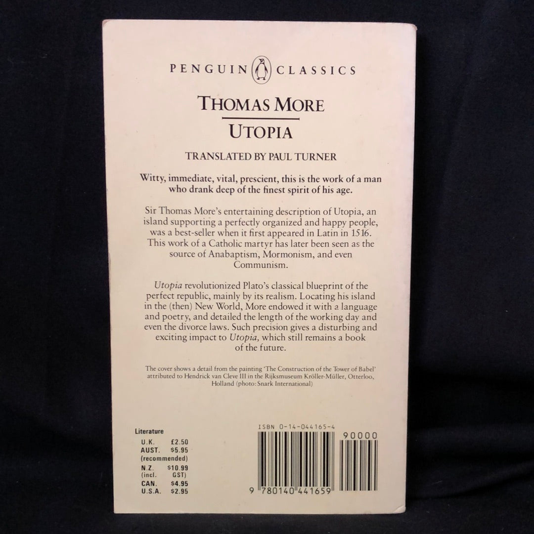 ‘Utopia’ by Thomas More