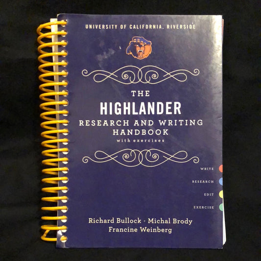 ‘The Highlander Research and Writing Handbook’ by Richard Bullock, Michal Brody & Francine Weinberg