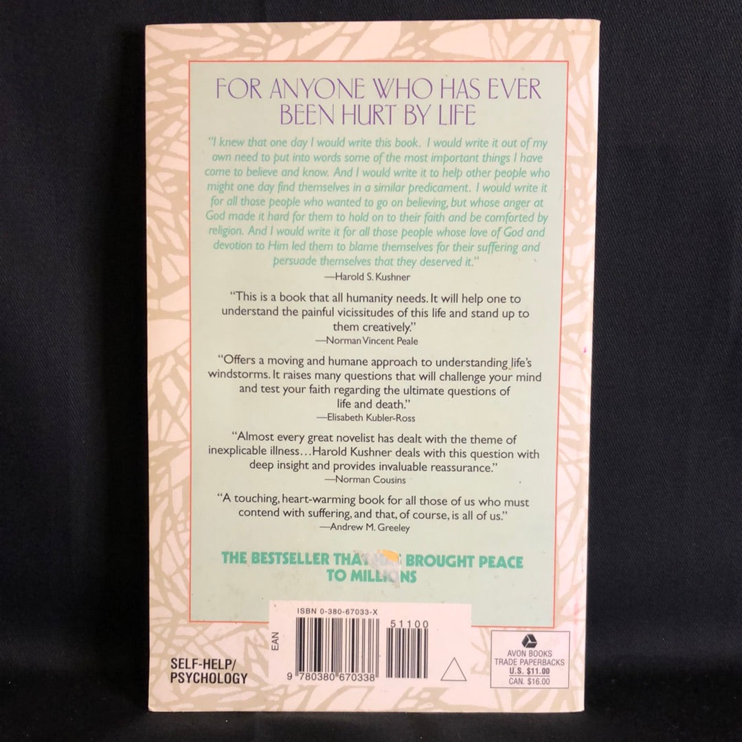 ‘When Bad Things Happen To Good People’ by Harold S. Kushner