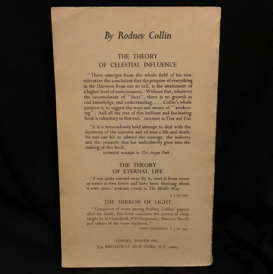‘The Theory of Celestial Influence’ by Rodney Collin