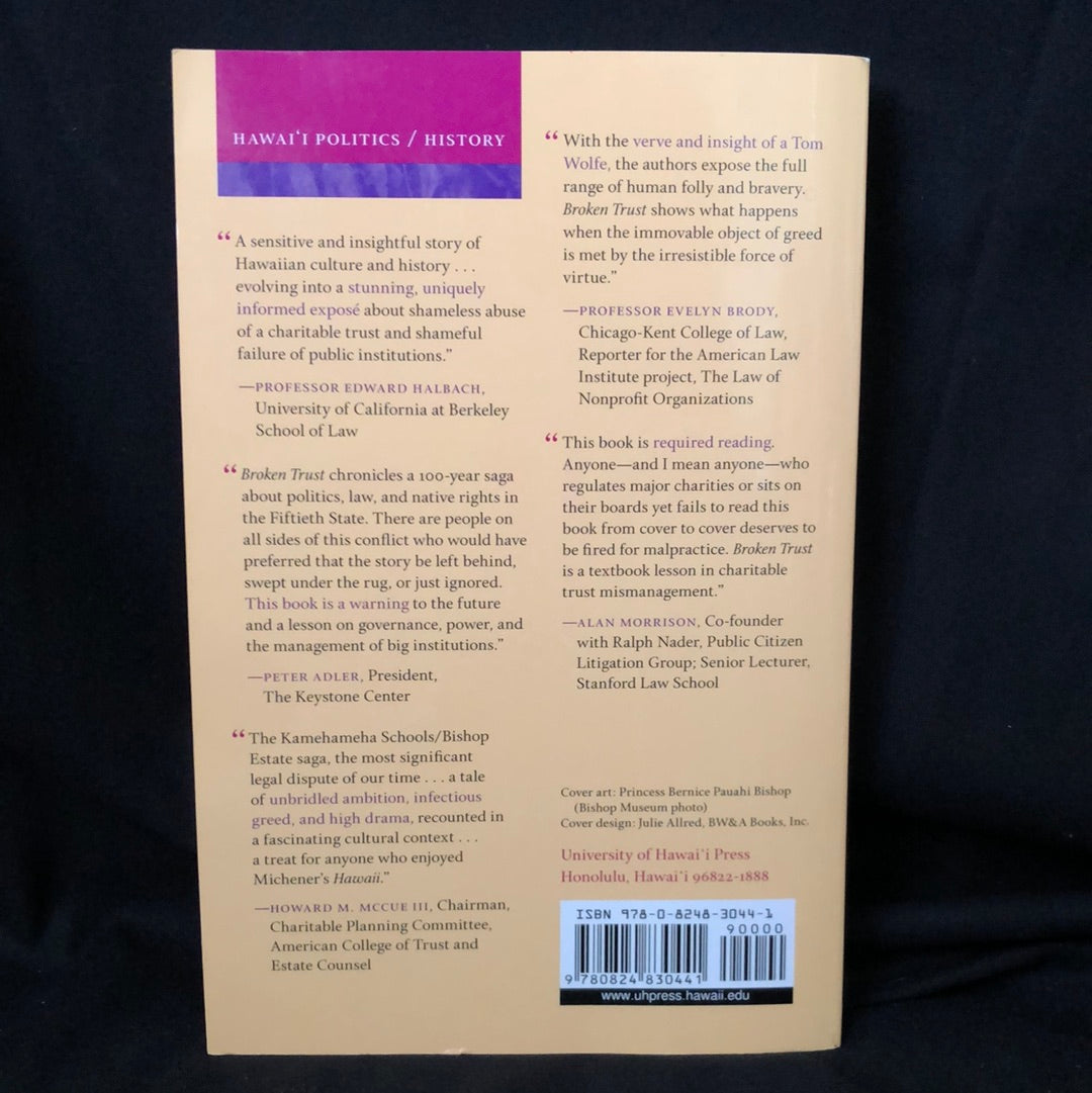 ‘Broken Trust’ by Samuel P. King & Randall W. Roth