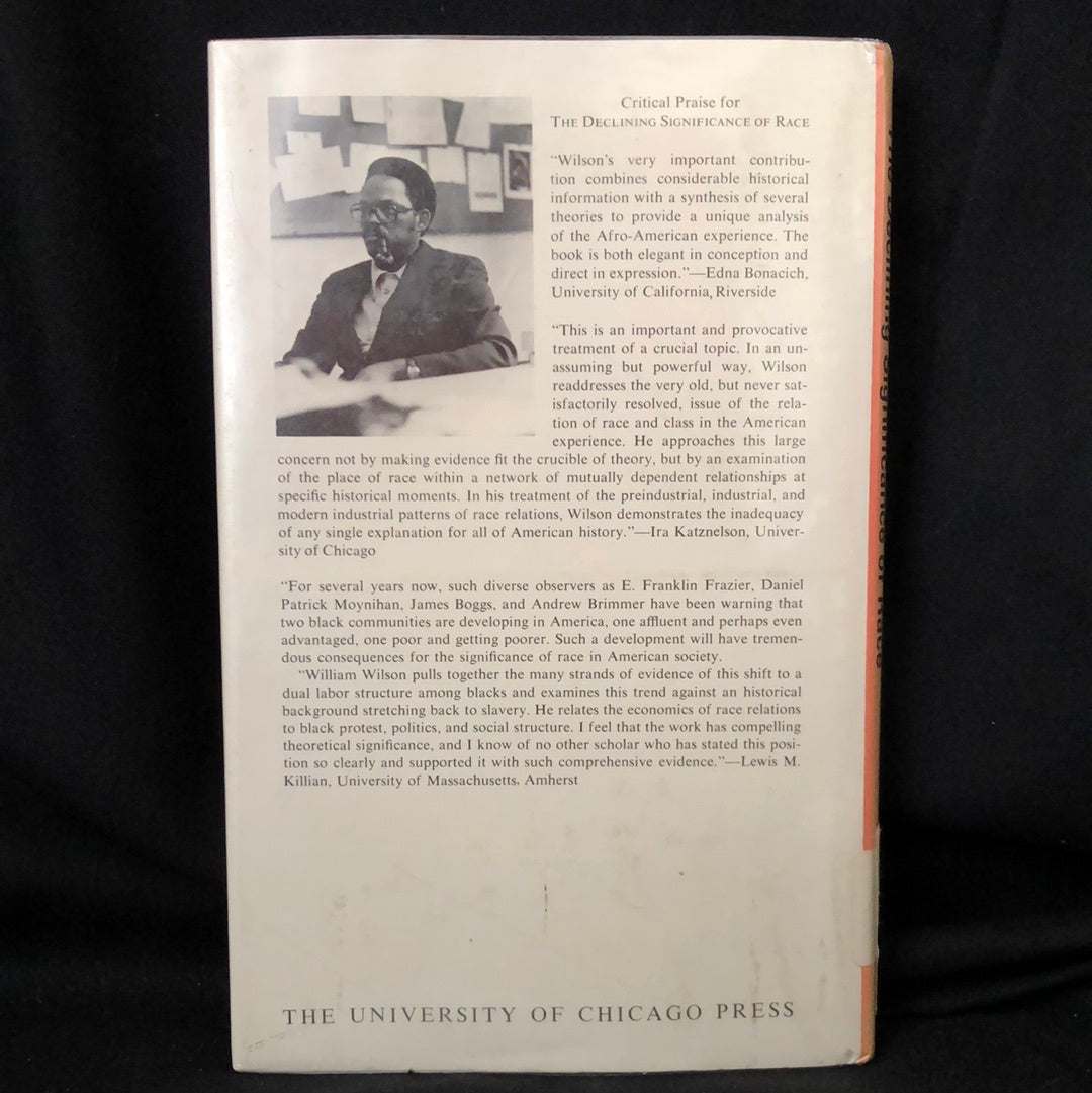 ‘The Declining Significance of Race’ by William Julius Wilson
