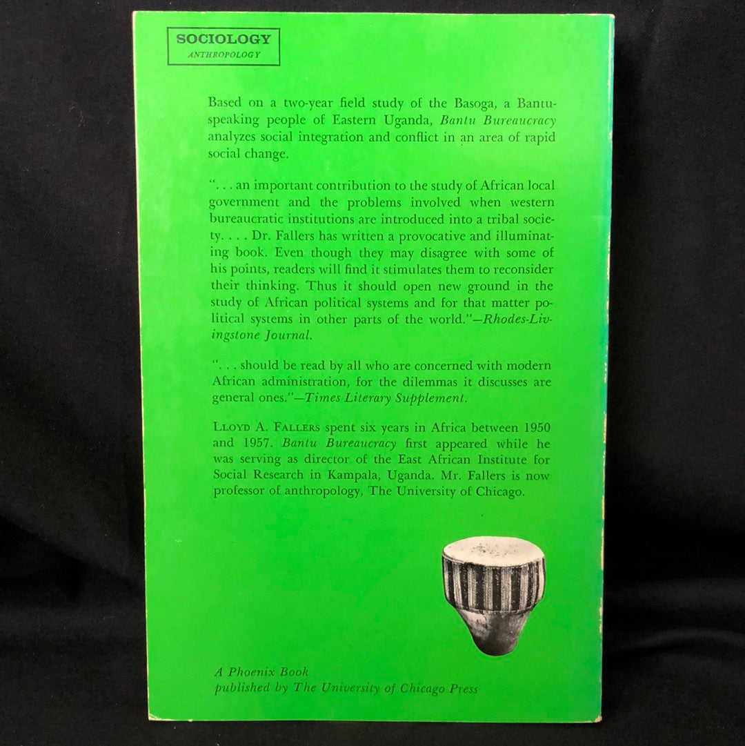 ‘Bantu Bureaucracy’ by Lloyd Fallers