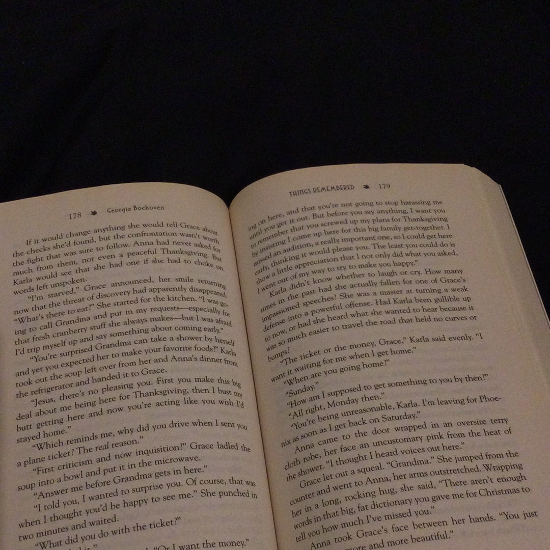 ‘Things Remembered’ by Georgia Bockoven