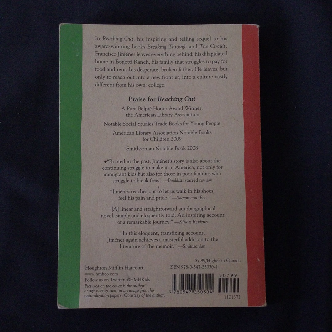 'Reaching Out' by Francisco Jimenez