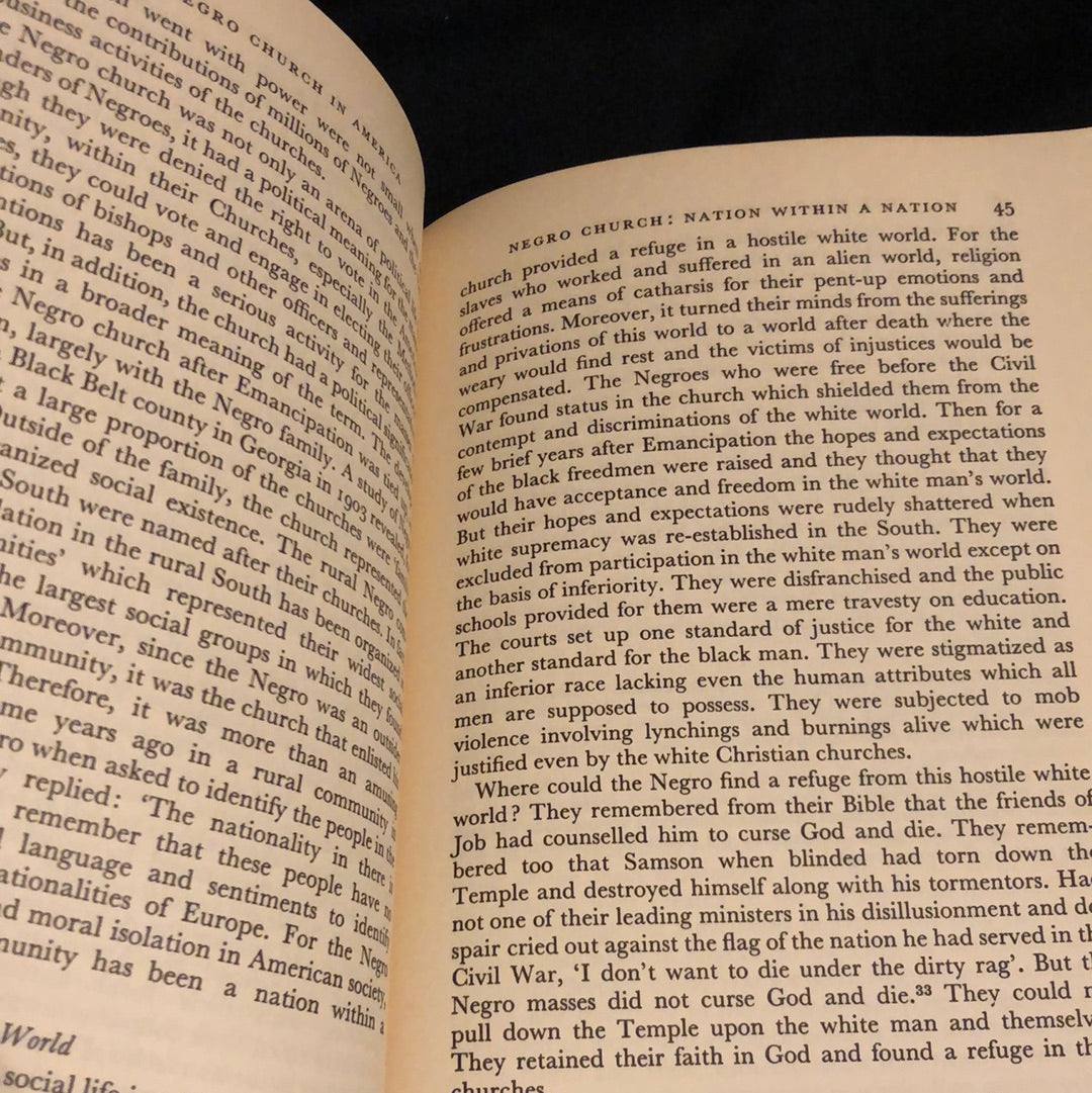 ‘The Negro Church in America’ by E. Franklin Frazier