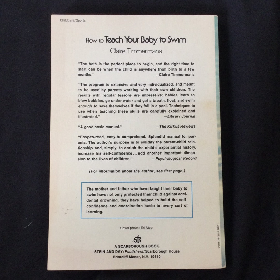 'How To Teach Your Baby to Swim' by Claire Timmermans