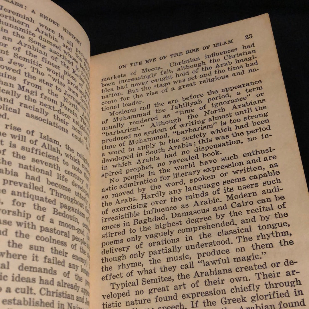 ‘The Arabs A Short History’ by Philip Hitti